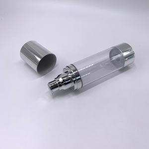 ขวดปั๊มสุญญากาศขนาด 15 มล. 30 มล. 50 มล. ขวดพลาสติกสำหรับโลชั่น รองพื้น บรรจุภัณฑ์เครื่องสำอาง หัวปั๊มเคลือบสีเงิน สีทอง - Product Image 6