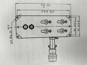 แผงควบคุมตรวจสอบภาคพื้นดินแบบกำหนดเอง KZH-419 อลูมิเนียม ทองแดง พลาสติก แรงดันไฟฟ้า 27V ช่วงอุณหภูมิ -55 ถึง 70 องศา - Product Image 4