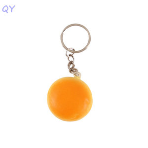 Porte-clés pendentif mini pain de simulation QY PU, jouet amusant en forme de pain français, croissant et pain ananas - Product Image 6