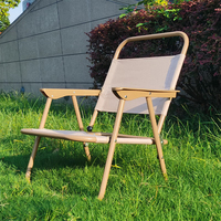Chaise de camping moderne en acier pliable, mobilier de jardin d'extérieur portable et durable pour usage en entrepôt