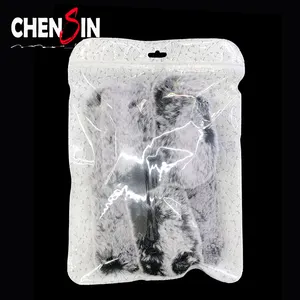 23*33 cm High quality large zipper bag fully transparent plastic zip lock packaging bags