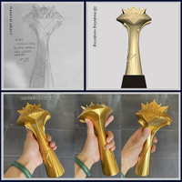 Trophée en métal personnalisé créatif avec moule personnalisé Gravure au laser Durable - Entièrement personnalisable Couleur Forme Taille & Récompense avec boîte cadeau