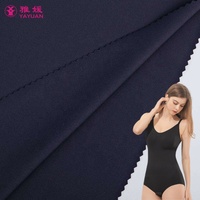 Tela de Punto Elástica, de Secado Rápido, Suave, para Prendas Íntimas, de Nailon, Poliéster y Spandex, para Ropa de Yoga, Fajas y Leggings