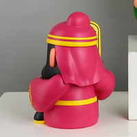 Sculpture en résine de Guan Yu, dieu de la porte chinois traditionnel, style dessin animé mignon, pour étagère de salon
