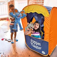 Scène de Marionnettes Pop-Up Portable pour Enfants de 3 à 7 Ans
