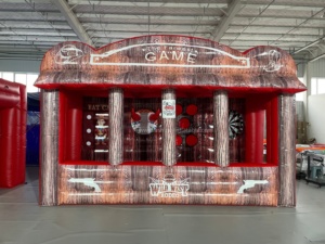 Stand de jeu gonflable sur le thème du Far West personnalisable / Stand de tir gonflable / Jeu gonflable sur le thème du cowboy pour activités de plein air - Product Image 1