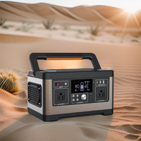 Vente en gros 500W Centrale électrique portable Onduleur à onde sinusoïdale pure haute capacité Solution d'alimentation pratique