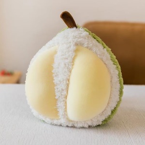 Custom Super Soft Long Plush Creative Fun Fruit Durian Stuffed <strong>Toy</strong> Pillow with PP Cotton Filling Embroidered - Product Image 2