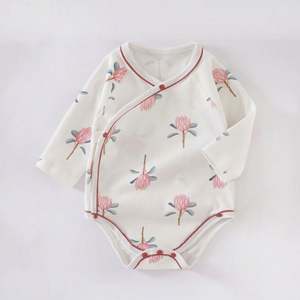 Ropa de Otoño para Recién Nacidos, Mono con Tirantes Estampado para Bebés, Pelele Moderno para Bebés - Product Image 6