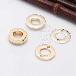 Square Metal <strong>Brass</strong> Garment Eyelets High-quality <strong>Curtain</strong> Eyelet <strong>Ring</strong> for Clothing Handbags Plating Technique - Product Image 6