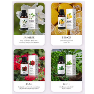 Оптовая продажа 30 мл натуральный органический Растительный Экстракт аромат розы лаванды Жасмин Лимон Ароматерапия эфирное масло - Product Image 5