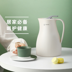 Tomic Thermos <b>Flask</b> <b>Large</b> Capacity Insulated Water Jug With Glass Inner Liner For Office And Daily Use - Product Image 3