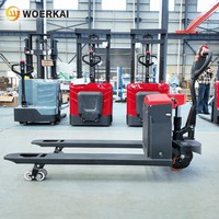 Transpalette Électrique Robuste CE 3000kg 48V avec Option Batterie Lithium/Plomb-Acide, Chariot Transpalette Manuel, Pneus PU, Hauteur de Levage 200mm