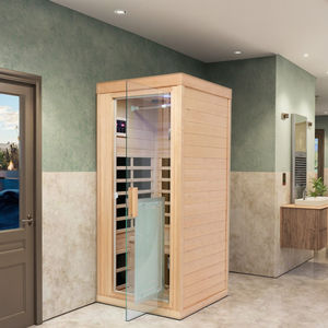 غرفة ساونا خشبية فاخرة بالأشعة تحت الحمراء البعيدة للراحة القصوى في المنزل - Product Image 4