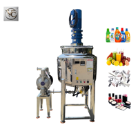 Cuve de mélange en acier inoxydable de qualité alimentaire FKJX 200L, cuve sous pression contrôlée par PLC pour la fermentation d'alcool avec moteur