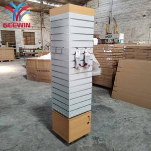 Soporte de Metal para tienda de joyas, estante de exhibición giratorio de pared para zapatos, 360 - Product Image 5