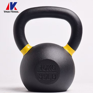 Kettlebell en fonte avec revêtement en poudre, 16 kg, pour musculation, 40 kg, accessoires de fitness pour salle de sport - Product Image 5