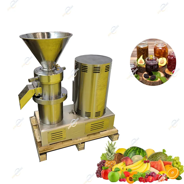 Molino coloidal de fácil operación de gran capacidad para máquina trituradora de pasta de molienda de mermelada de frutas secas D/C de coco