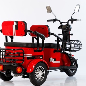 Triciclo Eléctrico de Aluminio y Acero para Movilidad, 48v-60v 1000w, Motorizado, para Carga y Pasajeros, con Certificado EEC - Product Image 6