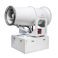 Refroidissement de la rue automatique canon à brouillard d'eau Machine mines de charbon entrepôt contrôle de la poussière Air Blast pulvérisateurs de canons agricoles
