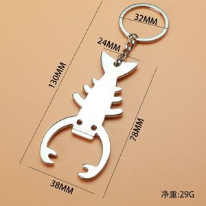 Multi-Functional Lobster Shaped Bottle Opener Metal Keychain Beer Openers Portable <b>Key</b> <b>Rings</b> Bar Tools Gift <b>Accessories</b> - Product Image 4