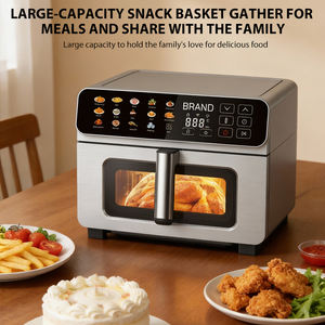 Friteuse à air 7L 8L 10L 11L 13L 15L Capacité multifonctionnelle Contrôle tactile Friteuse à air électrique pour usage domestique - Product Image 4