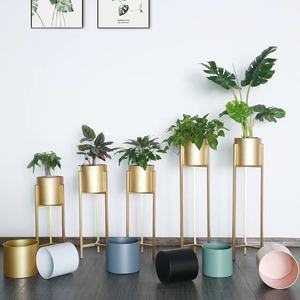 Mini pot de fleurs modernes Vase de conteneur hydroponique pour fleurs d'intérieur Pot de fleurs en métal et fer pour <span class=keywords><strong>jardinière</strong></span> - Product Image 3