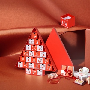 Kağıt kutuları ambalaj baskı lüks kör gizem kutusu noel hediye için Advent takvim kutusu - Product Image 6