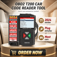 Escáner OBD2 EDIAG YA201, Herramienta de Diagnóstico OBDII para Automóviles, Lector de Códigos de Error del Motor de 2.4 Pulgadas, Probador de Batería para Todos los Automóviles OBD2