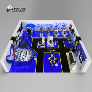 Parc à thème de zone de divertissement à haut revenu, installations de réalité virtuelle, monde de réalité virtuelle de 150 m2, parc à thème de réalité virtuelle 9D avec jeux d'arcade VR - Product Image 4