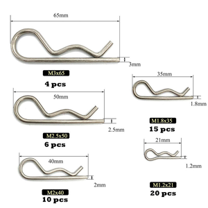 <span class=keywords><strong>Goupille</strong></span> à ressort industrielle en acier inoxydable, type R ouverte, <span class=keywords><strong>goupille</strong></span> à ondes, <span class=keywords><strong>goupille</strong></span> à cheveux, <span class=keywords><strong>goupille</strong></span> de verrouillage - Product Image 5