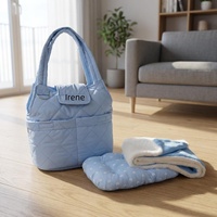 Sac de transport pour animaux de compagnie tendance et personnalisable, imperméable, avec ouverture latérale, pour chiots et chatons, avec porte-sac à déjections pour les sorties en extérieur