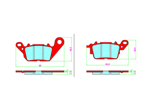 Hiệu suất cao xe máy DISC BRAKE <span class=keywords><strong>Pads</strong></span> chất lượng tốt WHISKER gốm sứ ma sát Đĩa điều kiện mới - Product Image 5