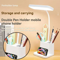 Lampe de bureau LED rechargeable par USB, lampe de lecture décorative de bureau, éclairage de bureau, lampe d'étude, veilleuse de dortoir.