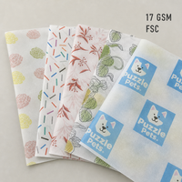 Papier de soie 22 g/m² avec impression de logo personnalisé, papier blanc non fluorescent, papier cadeau pour emballage de vêtements