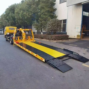 JAC 4T <b>Flatbed</b> Tow <b>Truck</b> with Full Floor Tow <b>Truck</b> for Luxury Car Rescue Tow <b>Truck</b> - Product Image 6
