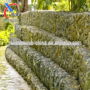 직류 전기를 통한 gabion 상자 6 각형 gabion 철 철망사 길쌈된 gabion 그물