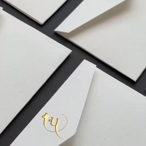 Premium Maßgefertigte Umschläge Edles Papier Karton mit Heißprägung für Markenpromotion Grußkarten Dankeskarten - Product Image 3