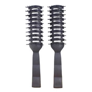 Người Đàn Ông Của Chống-Tĩnh Chín Hàng Xương Sườn Lược Nhựa Vent Chăm Sóc Tóc Salon Bàn Chải Cho Xoăn Tạo Kiểu Tóc Nhà Sử Dụng - Product Image 1