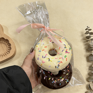 4Inch Plastic Donut Eco-Friendly Party Display Dessert Table Decoration Colorful Pin Mini Snacks Window DIY - Product Image 6