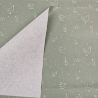 Papier de soie personnalisable en matériaux recyclés 30 g/m² avec logo, papier d'emballage de luxe pour chaussures et vêtements, papier kraft
