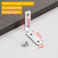 Support d'angle triangulaire à angle droit galvanisé en forme de L en fer plat personnalisé pour bureau à domicile et entrepôt