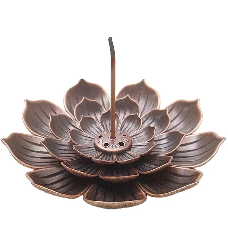2023 Offre Spéciale métal Lotus brûleur d'encens porte-bâton porte-brûleur