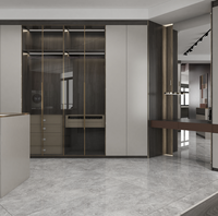 Nouvelle Armoire Moderne Autoportante en Mélaminé, Style Usine, Durable, Écologique, Anti-humidité, Garantie Cinq Ans