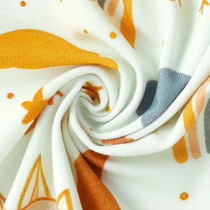 All'ingrosso del bambino delle ragazze del ragazzo del fiore della primavera dei vestiti a manica lunga delle bambine con stampa floreale del pigiama di bambù - Product Image 3