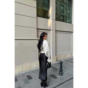 Chaqueta de visón para mujer con botones al frente - Product Image 1