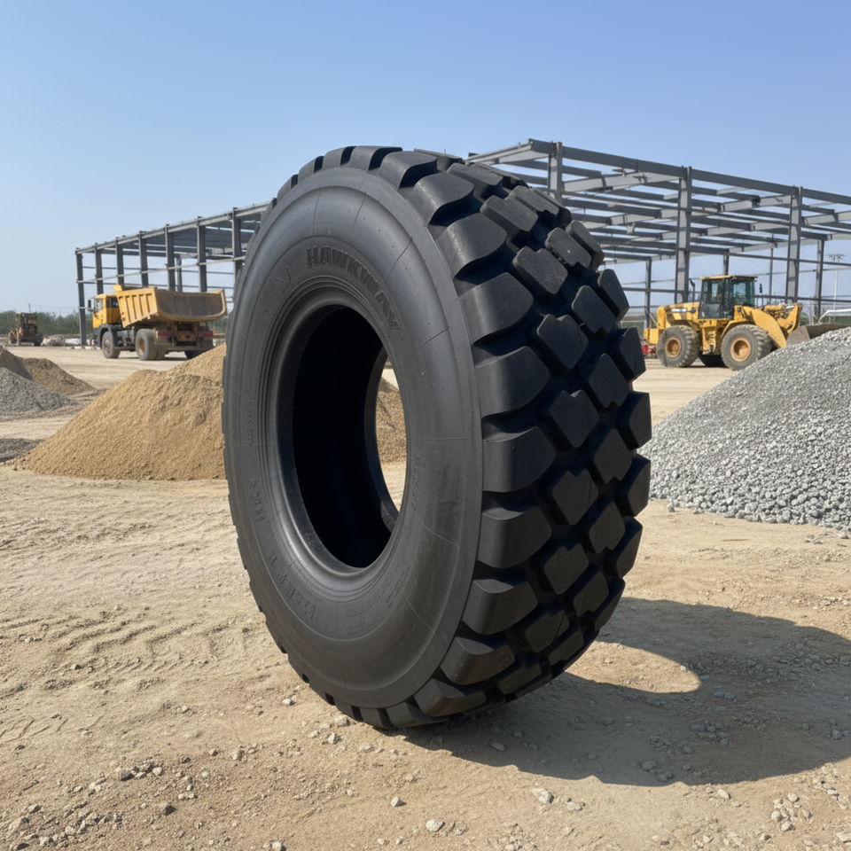 HAWKWAY Brand Loader Tire E3 /L3, 17.5R25 20.5R25 23.5R25 26.5R25 29 ...