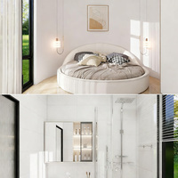 Maison préfabriquée de luxe personnalisée, capsule spatiale en bois de style Apple, conteneur, résidence, mini-maison avec design compact, modulaire, 30 m²