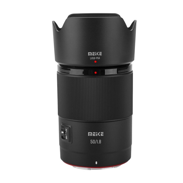 Mei Ke 50mm F1.8 Full-frame Auto Focus Large Aperture Portrait Prime Lens 58mm Filter Thread for Minolta Camera
