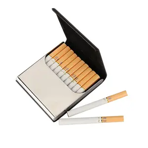 Stainless steel cigarette case metal 10 stylish portable business cigarette case flip top men and women cigarette case